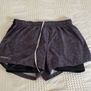 Craft Running Shorts. Size medium.